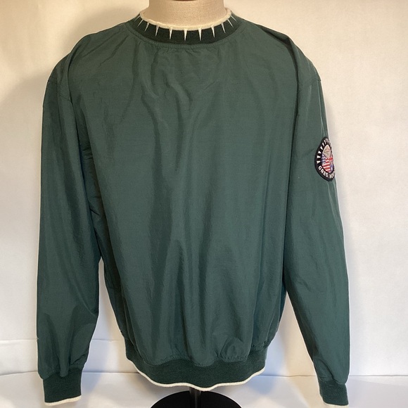 Vintage Greg Norman Golf Pullover windbreaker jacket mens size small - Picture 1 of 12